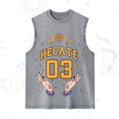 Purplehecate Hecate Moonlight Sorcery Washed Tank