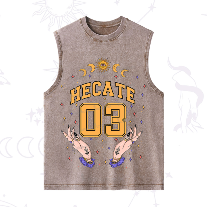 Purplehecate Hecate Moonlight Sorcery Washed Tank
