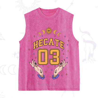 Purplehecate Hecate Moonlight Sorcery Washed Tank
