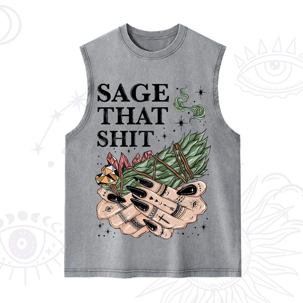 Purplehecate Smudge That Shit Washed Tank