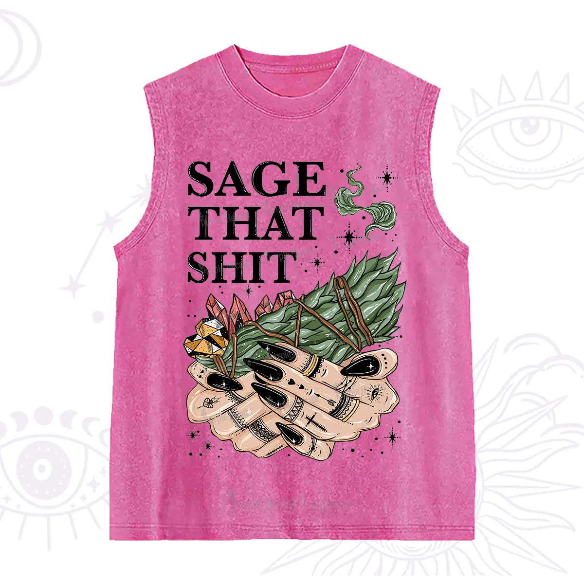 Purplehecate Smudge That Shit Washed Tank