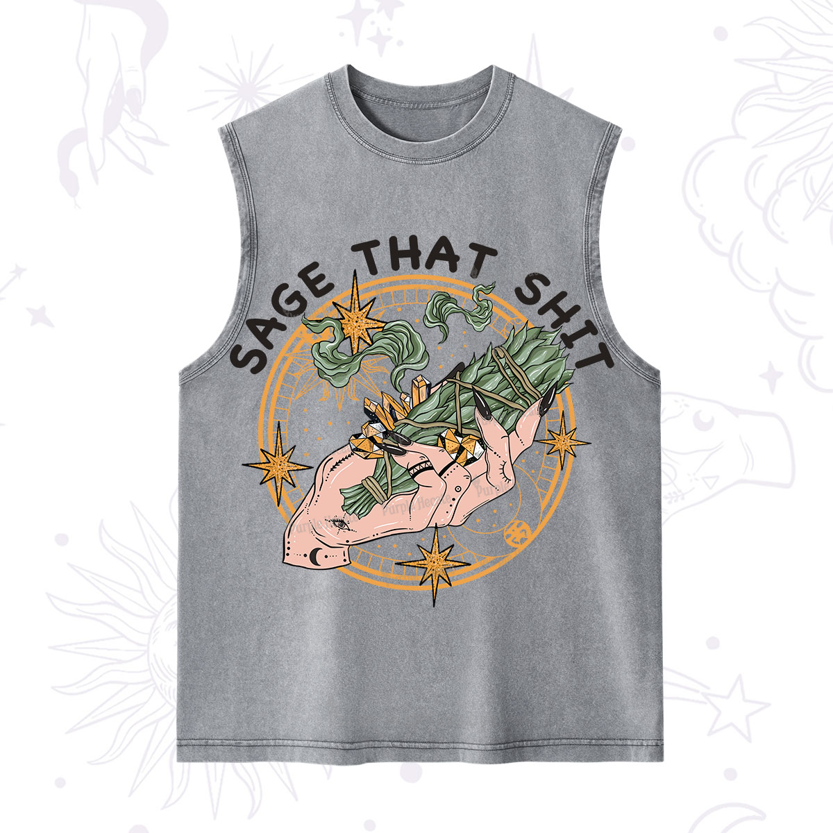 Purplehecate Smudge That Shit Washed Tank