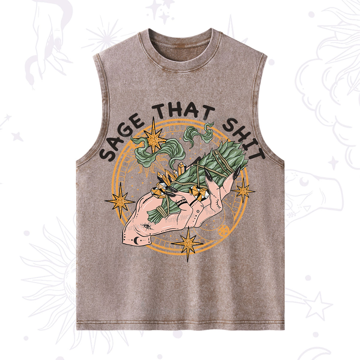 Purplehecate Smudge That Shit Washed Tank