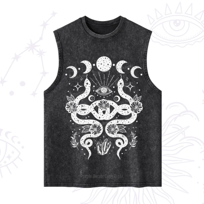 Purplehecate Lunar Serpent Alchemy Washed Tank