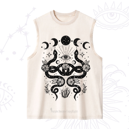 Purplehecate Lunar Serpent Alchemy Washed Tank