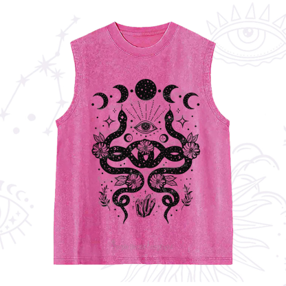 Purplehecate Lunar Serpent Alchemy Washed Tank