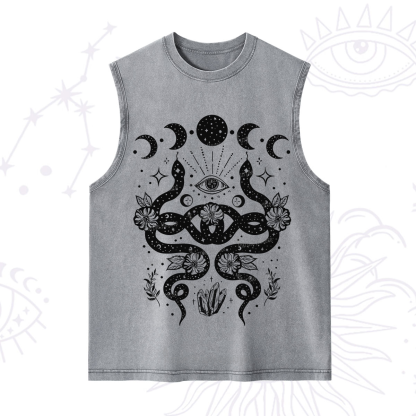 Purplehecate Lunar Serpent Alchemy Washed Tank