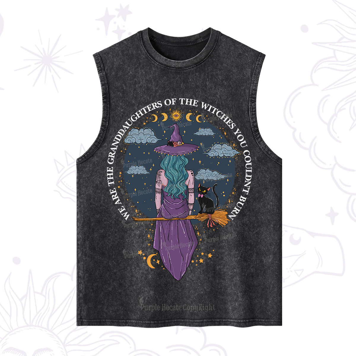 Purplehecate We Are the Granddaughters of the Witches You Could Not Burn Washed Tank