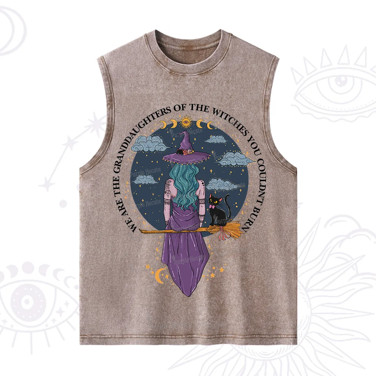 Purplehecate We Are the Granddaughters of the Witches You Could Not Burn Washed Tank
