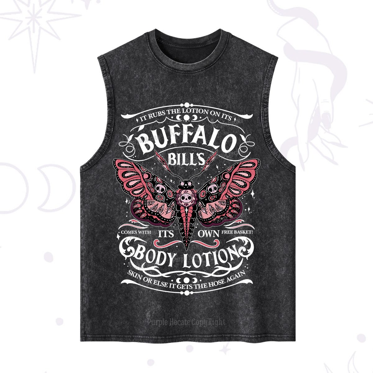 Purplehecate Buffalo Bill's Body Lotion Washed Tank