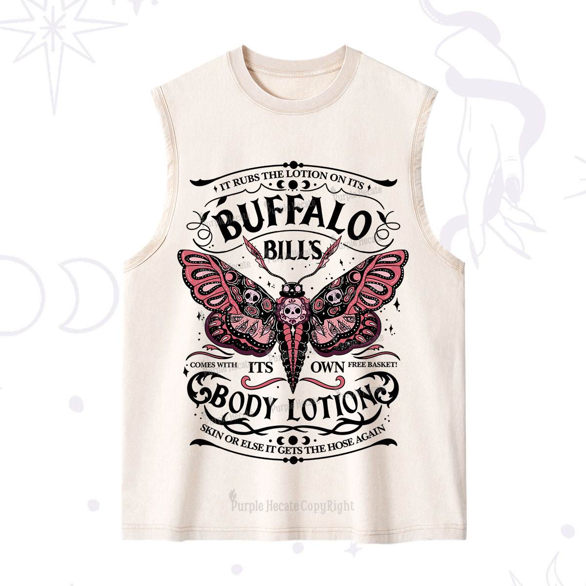 Purplehecate Buffalo Bill's Body Lotion Washed Tank