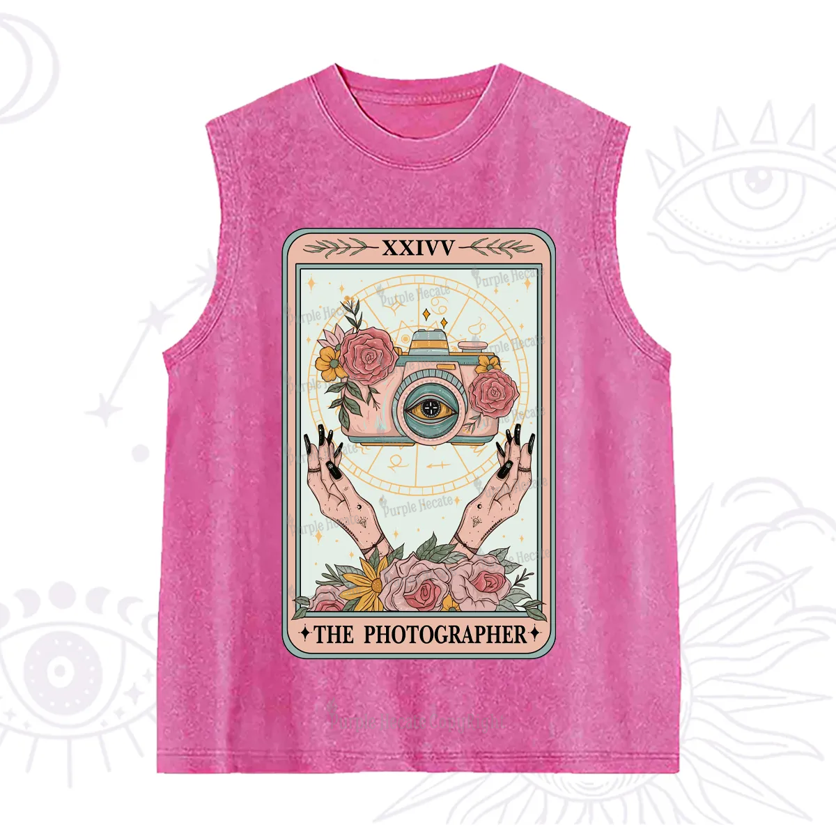 Purplehecate The Photographter Tarot Washed Tank