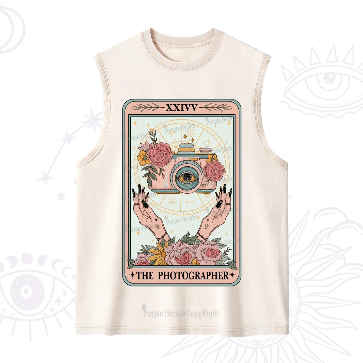 Purplehecate The Photographter Tarot Washed Tank