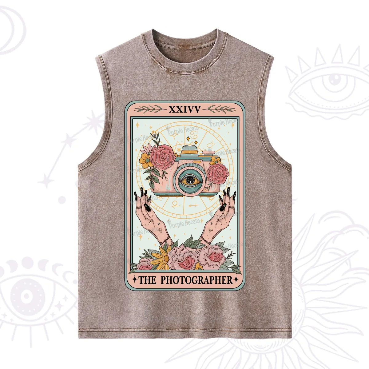 Purplehecate The Photographter Tarot Washed Tank