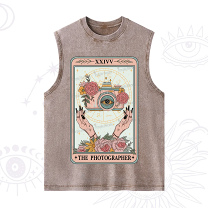 Purplehecate The Photographter Tarot Washed Tank