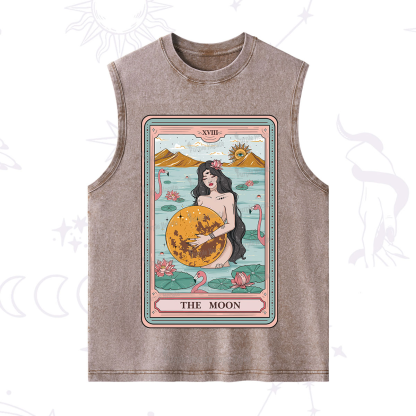 Purplehecate The Moon Goddess Tarot Washed Tank