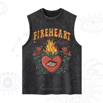 Purplehecate Fireheart Washed Tank