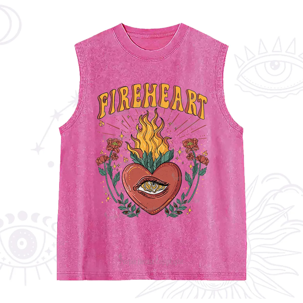 Purplehecate Fireheart Washed Tank