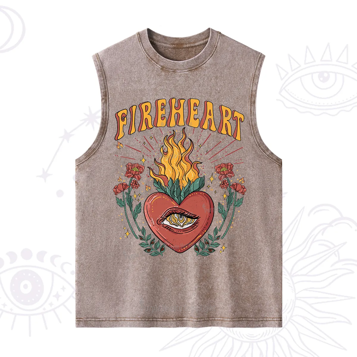 Purplehecate Fireheart Washed Tank