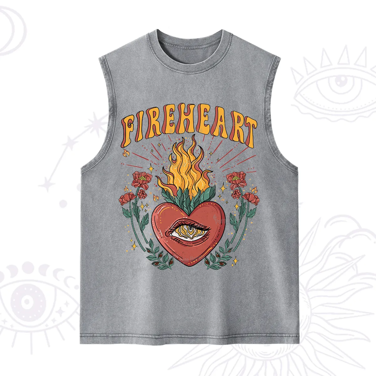Purplehecate Fireheart Washed Tank