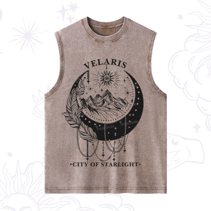 Purplehecate Moonlit Peaks of Starlight Washed Tank