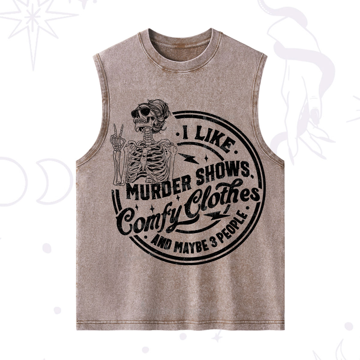 Purplehecate I Like Murder Shows Comfy Clothes And Maybe 3 People Washed Tank