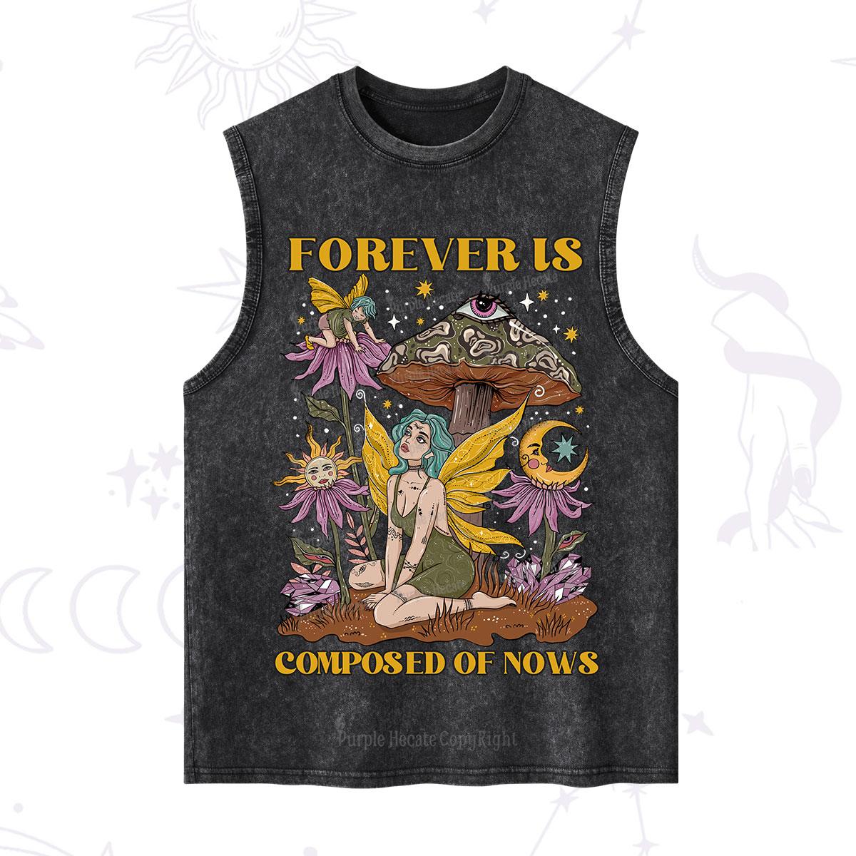 Purplehecate Forever Is Composed Of Nows Washed Tank