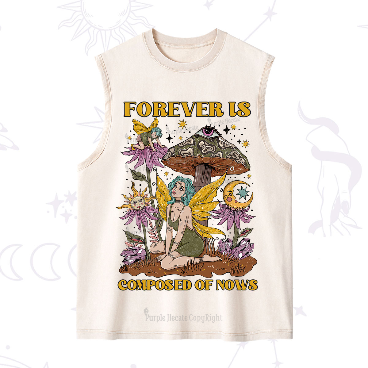 Purplehecate Forever Is Composed Of Nows Washed Tank