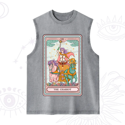 Purplehecate The Chariot Tarot Washed Tank