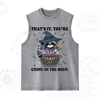 Purplehecate That's It You're Going In The Soup Washed Tank