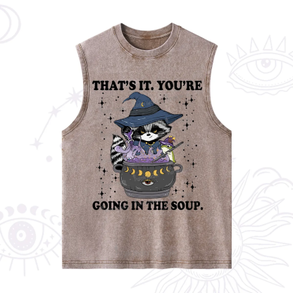 Purplehecate That's It You're Going In The Soup Washed Tank