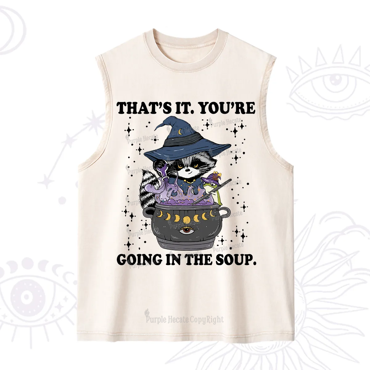 Purplehecate That's It You're Going In The Soup Washed Tank