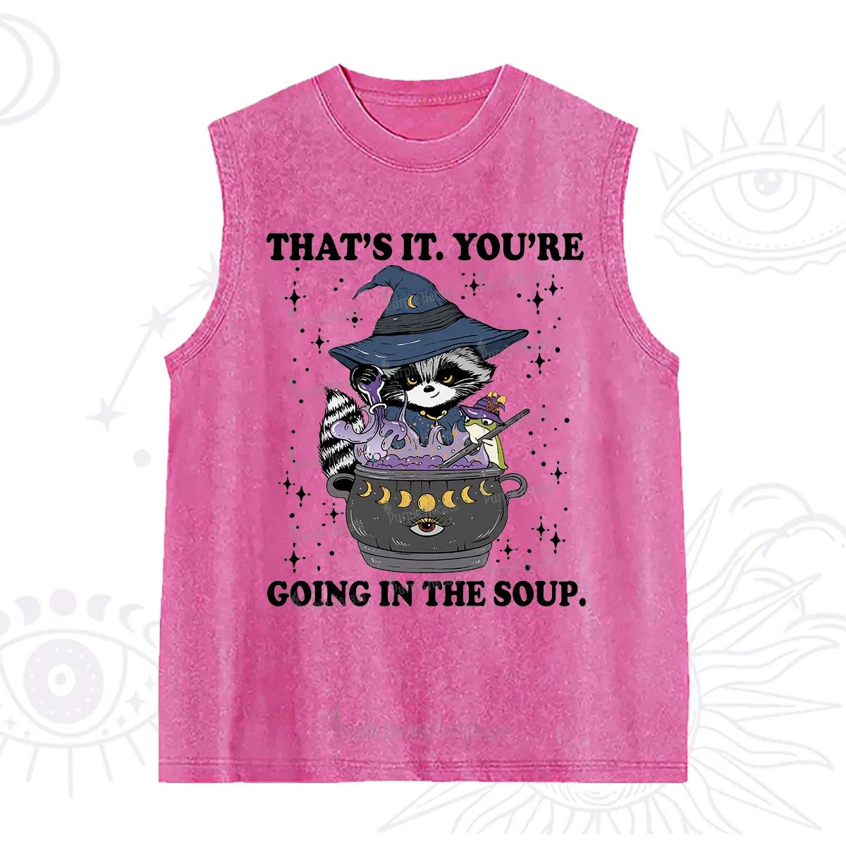 Purplehecate That's It You're Going In The Soup Washed Tank