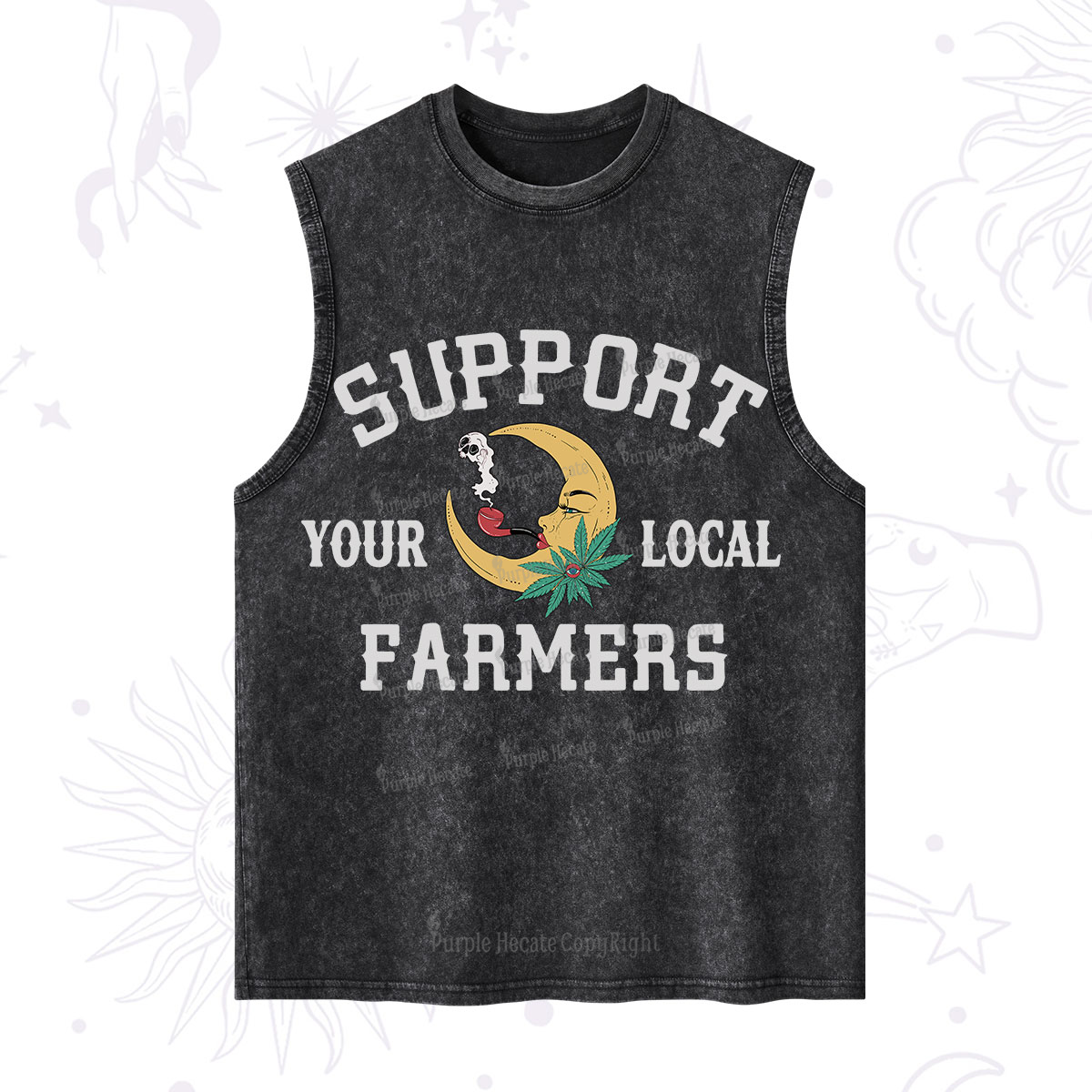Purplehecate Support Your Local Farmer Washed Tank