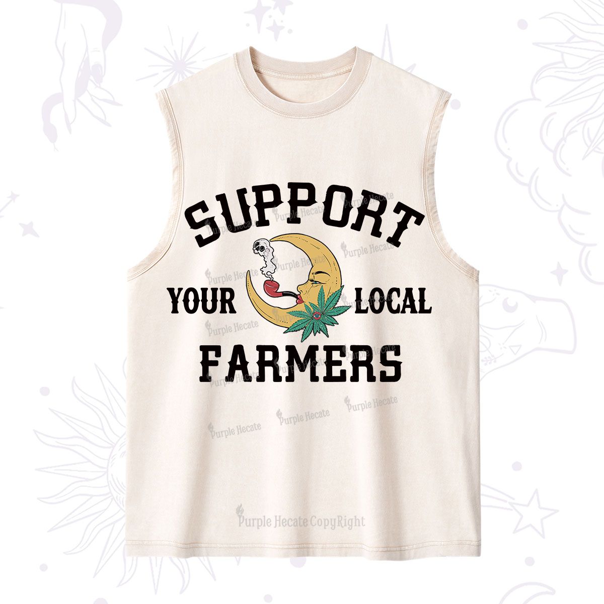 Purplehecate Support Your Local Farmer Washed Tank
