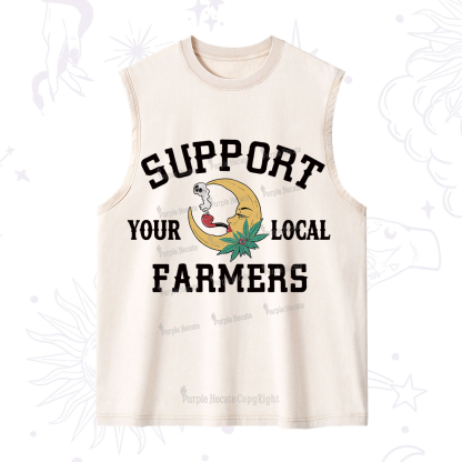 Purplehecate Support Your Local Farmer Washed Tank