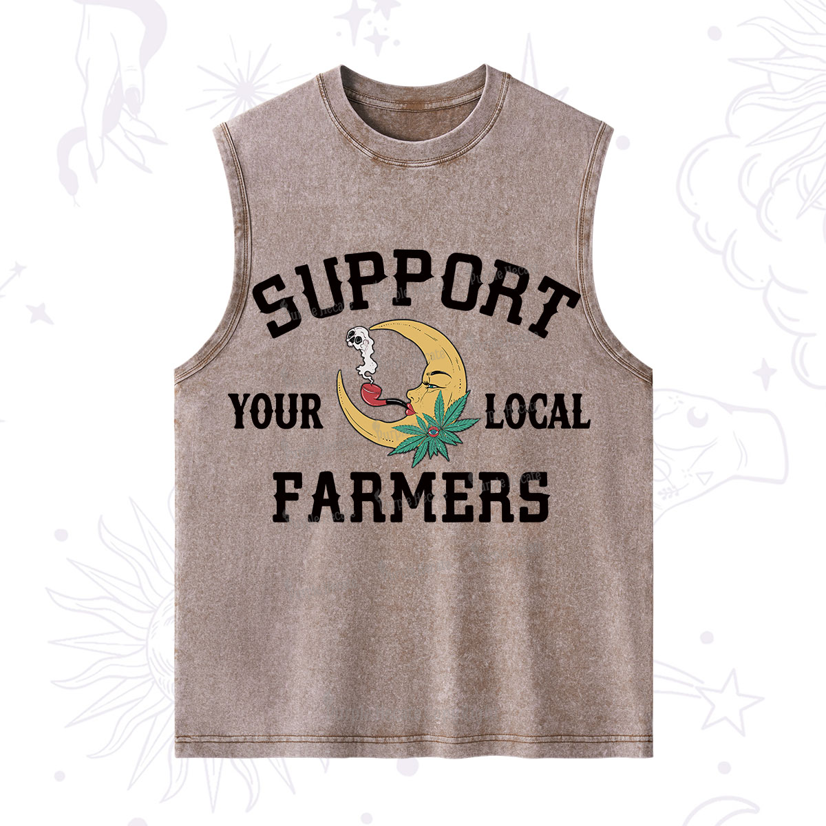 Purplehecate Support Your Local Farmer Washed Tank