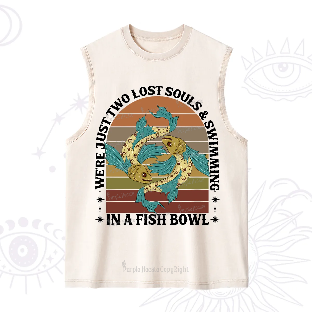 Purplehecate We're Just Two Lost Souls Swimming In A Fish Bowl Washed Tank