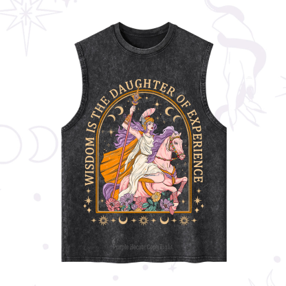 Purplehecate Wisdom Is The Daughter Of Experience Washed Tank