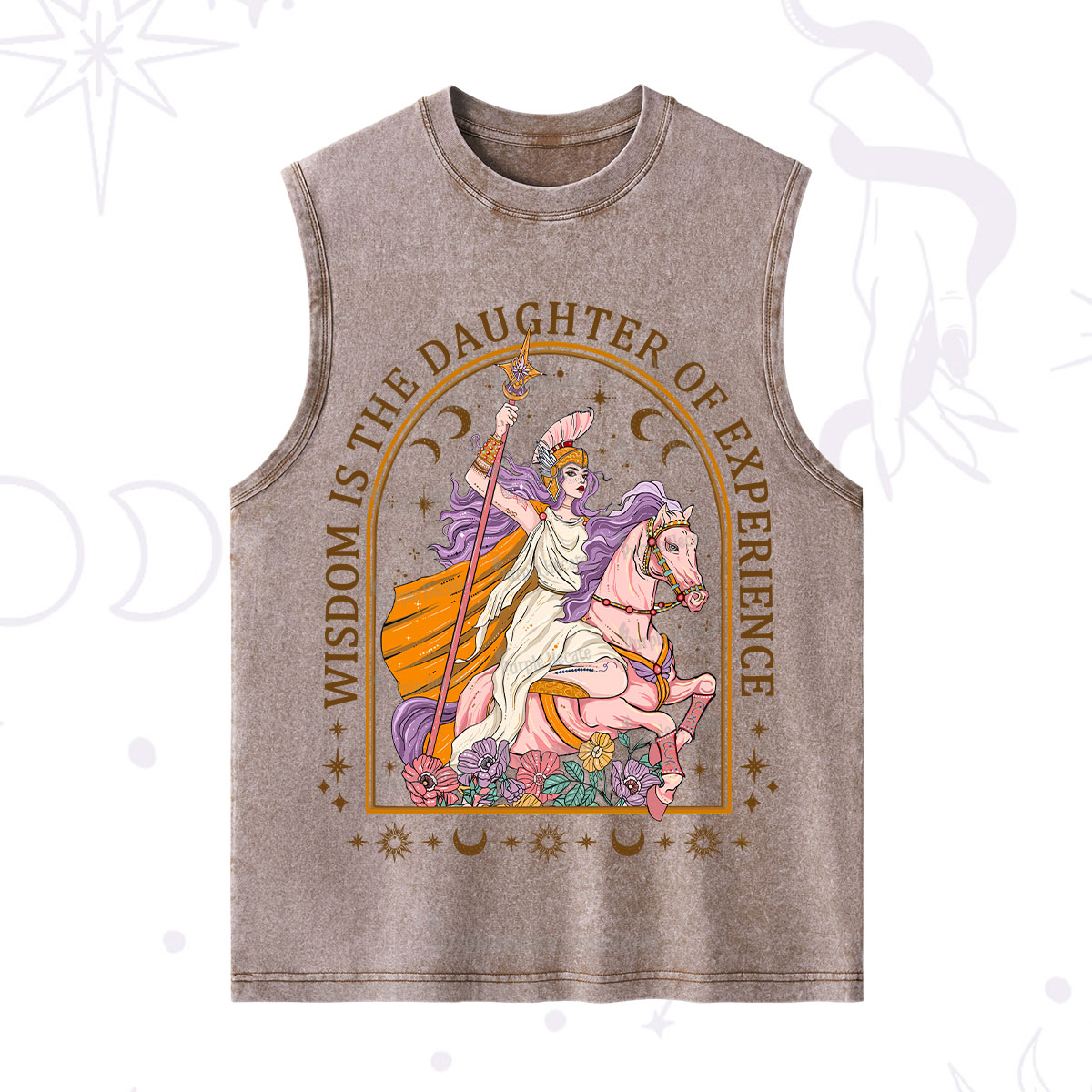 Purplehecate Wisdom Is The Daughter Of Experience Washed Tank