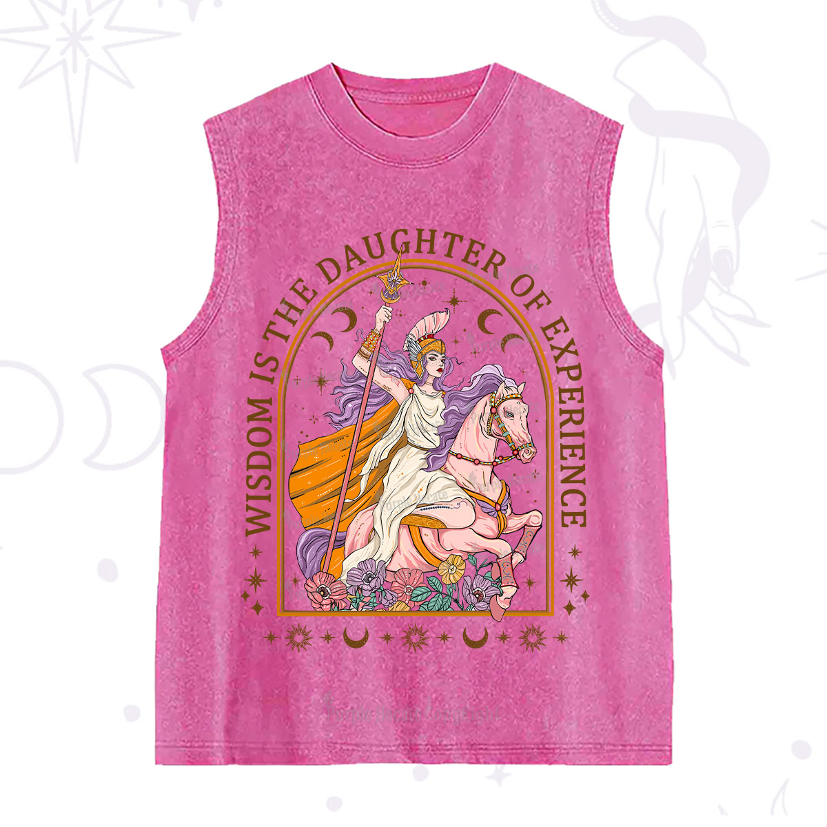 Purplehecate Wisdom Is The Daughter Of Experience Washed Tank