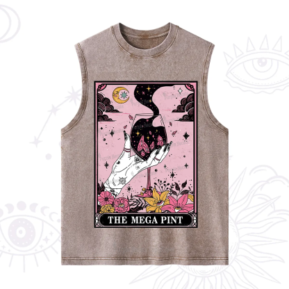 Purplehecate The Mega Pint Tarot Card Washed Tank