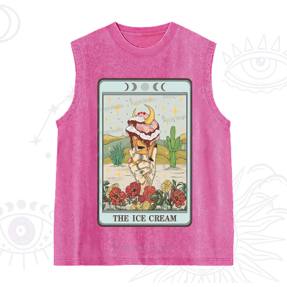 Purplehecate The Ice Cream Tarot Washed Tank