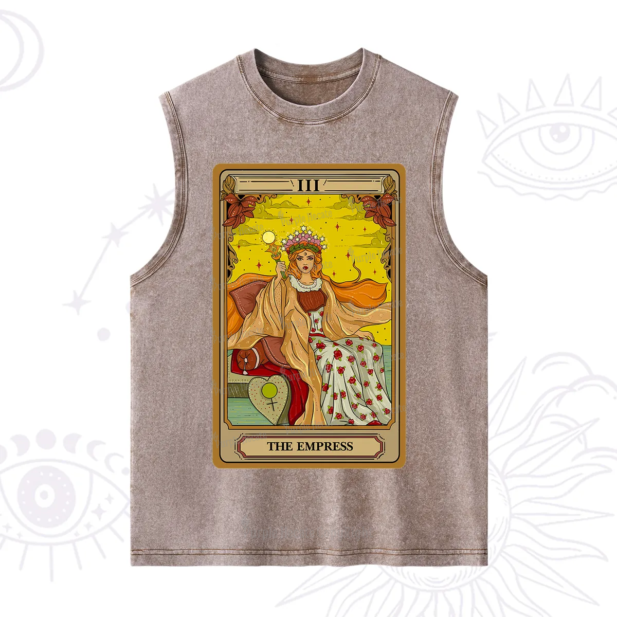 Purplehecate The Empress Tarot Washed Tank