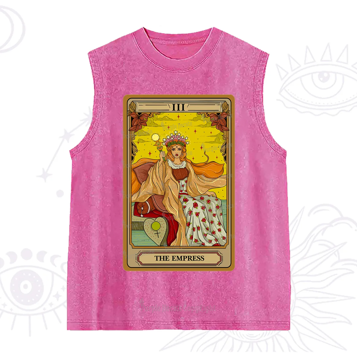 Purplehecate The Empress Tarot Washed Tank