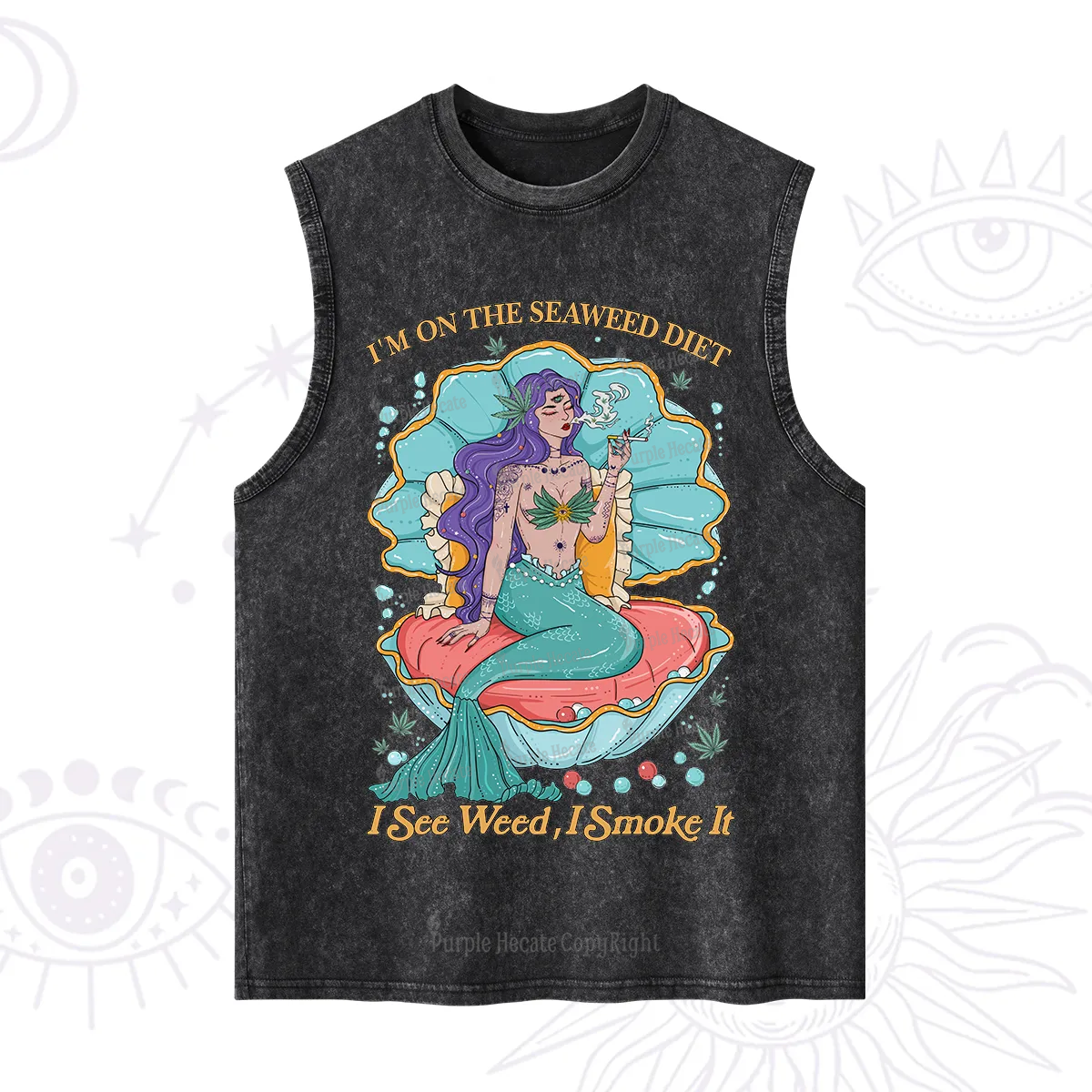 Purplehecate I See Weed I Smoke It Washed Tank
