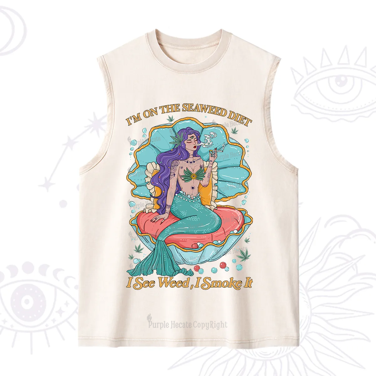 Purplehecate I See Weed I Smoke It Washed Tank