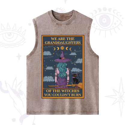 Purplehecate The Witches You Couldn't Burn Oracle Card Washed Tank