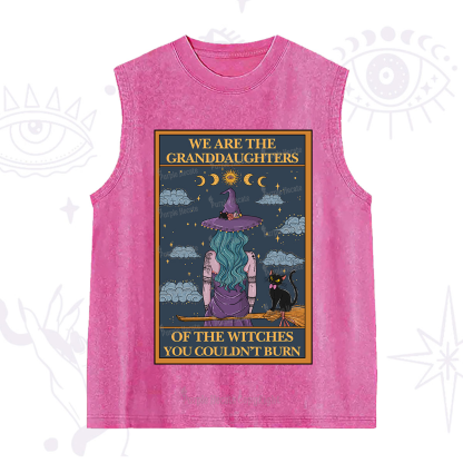 Purplehecate The Witches You Couldn't Burn Oracle Card Washed Tank