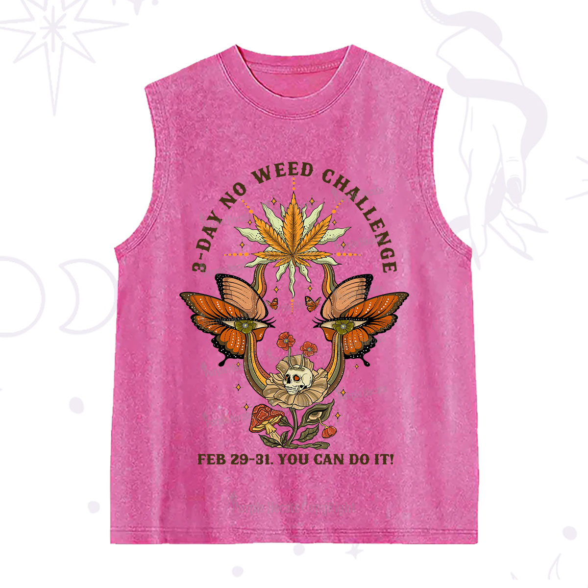 Purplehecate 3 Day No Weed Challenge Washed Tank